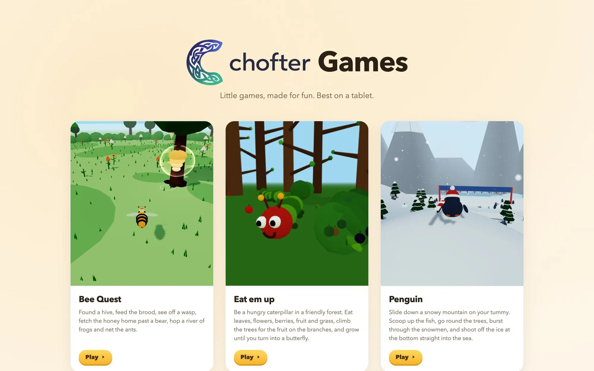 The Chofter Games collection