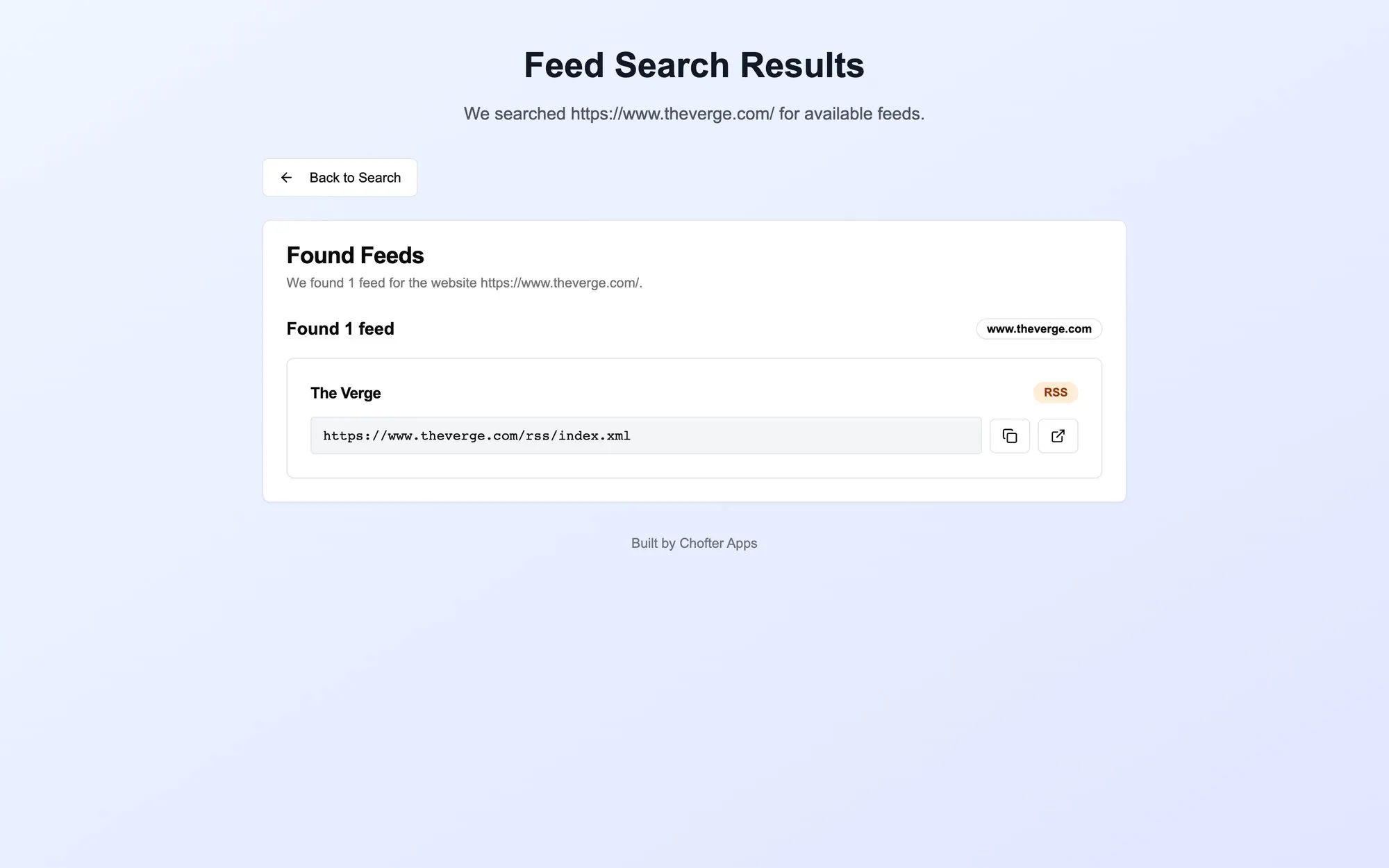 Feeds found for theverge.com