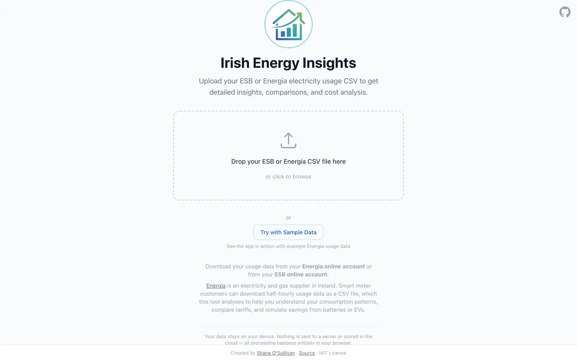 Upload your smart-meter file to begin