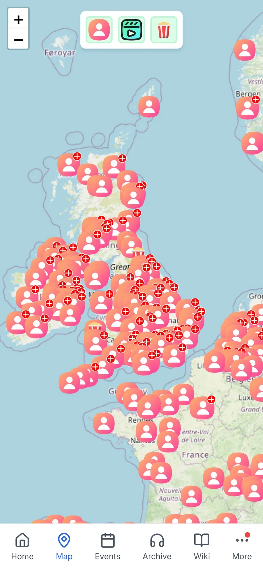 The member map