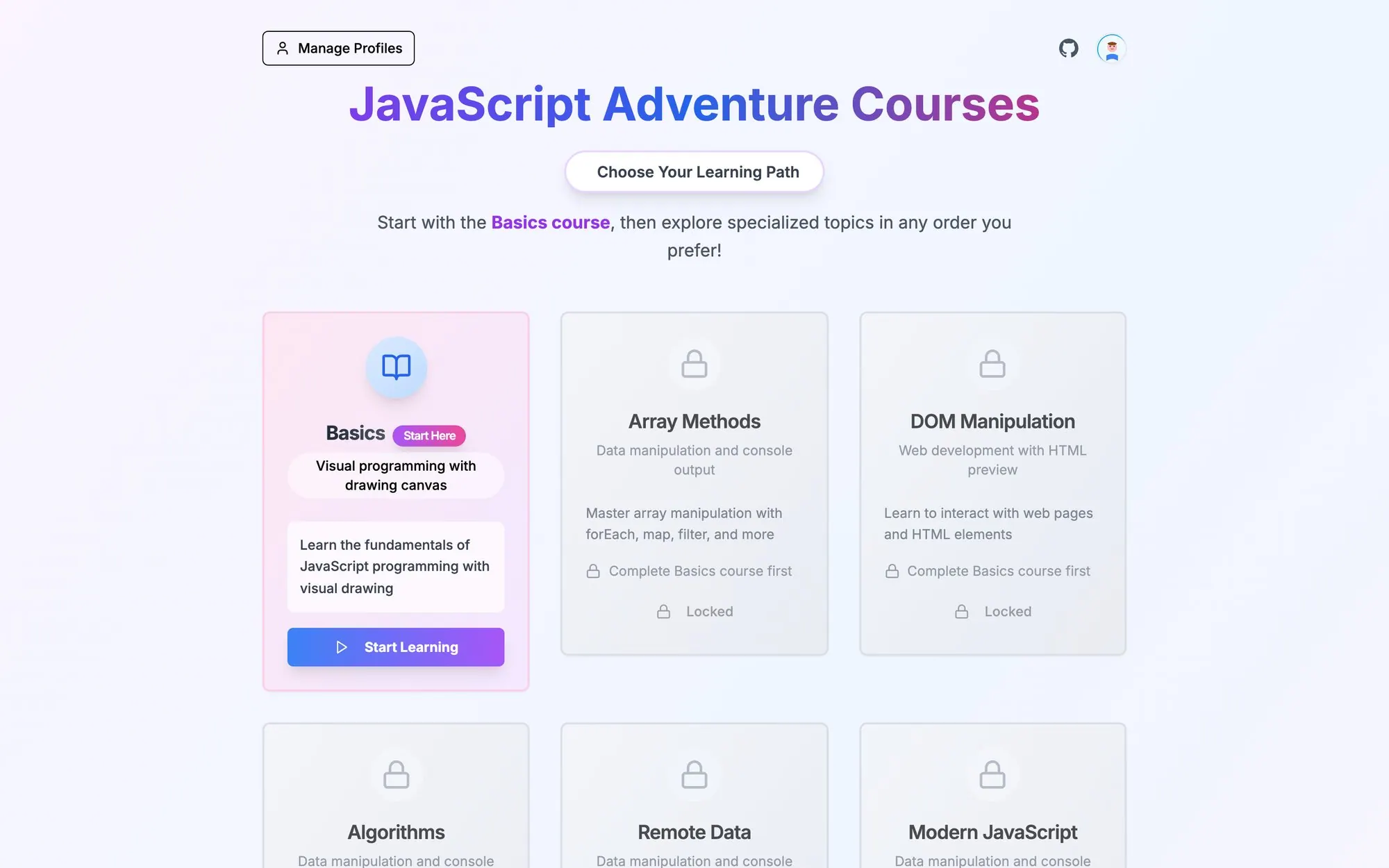 Choosing a learning path