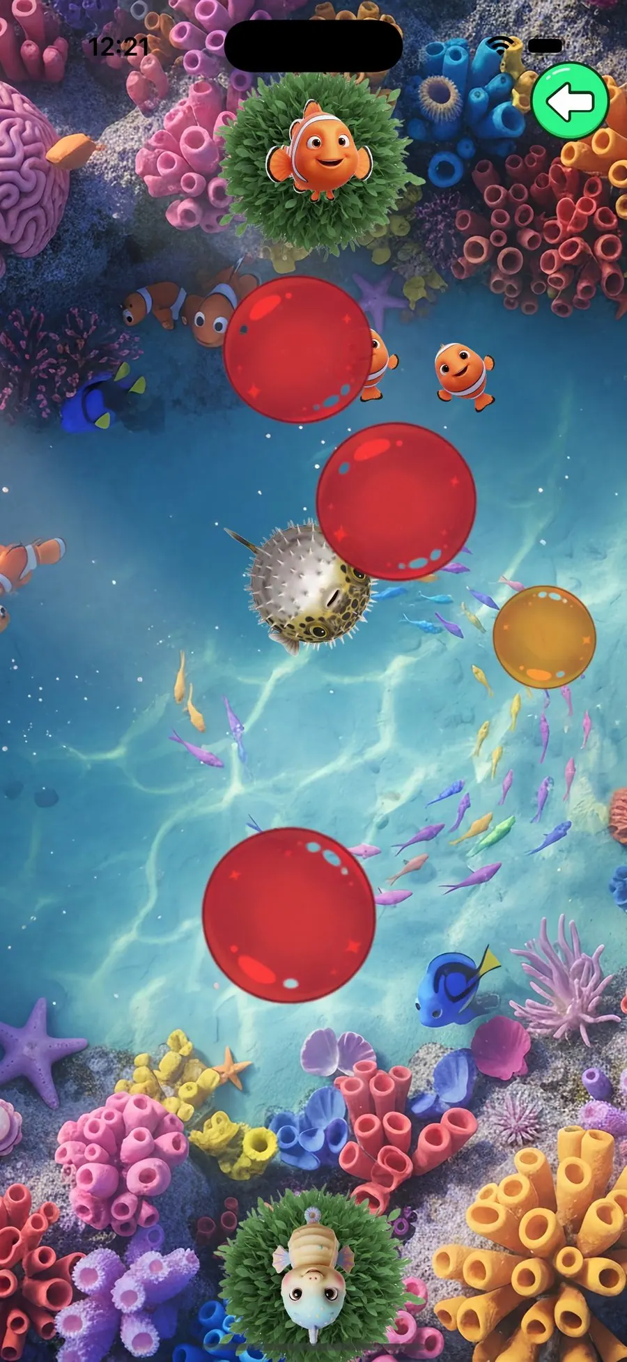 Reuniting fish under the sea