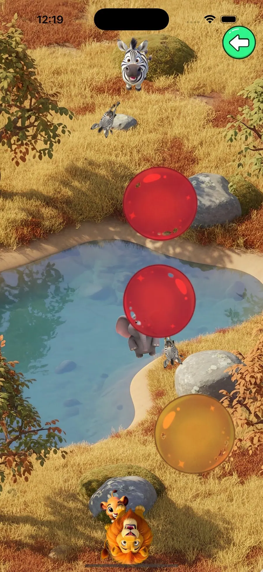 Popping bubbles on the savanna